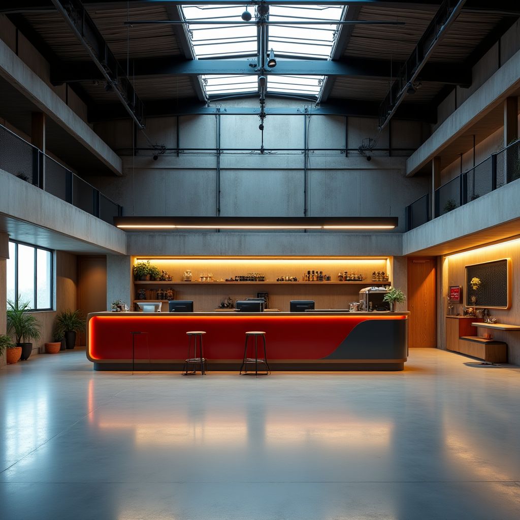 Recepción moderna del taller